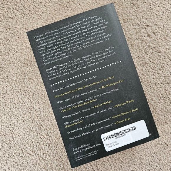 4/$25 The Heretic by Liam McIlvanney - Paperback - Picture 7 of 7